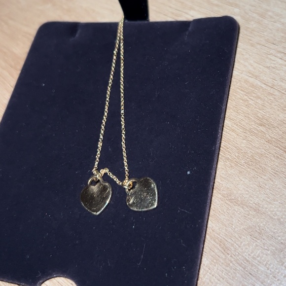 Tiffany & Co. Gold and Blue Mini Heart Pendant Necklace - Picture 15 of 17